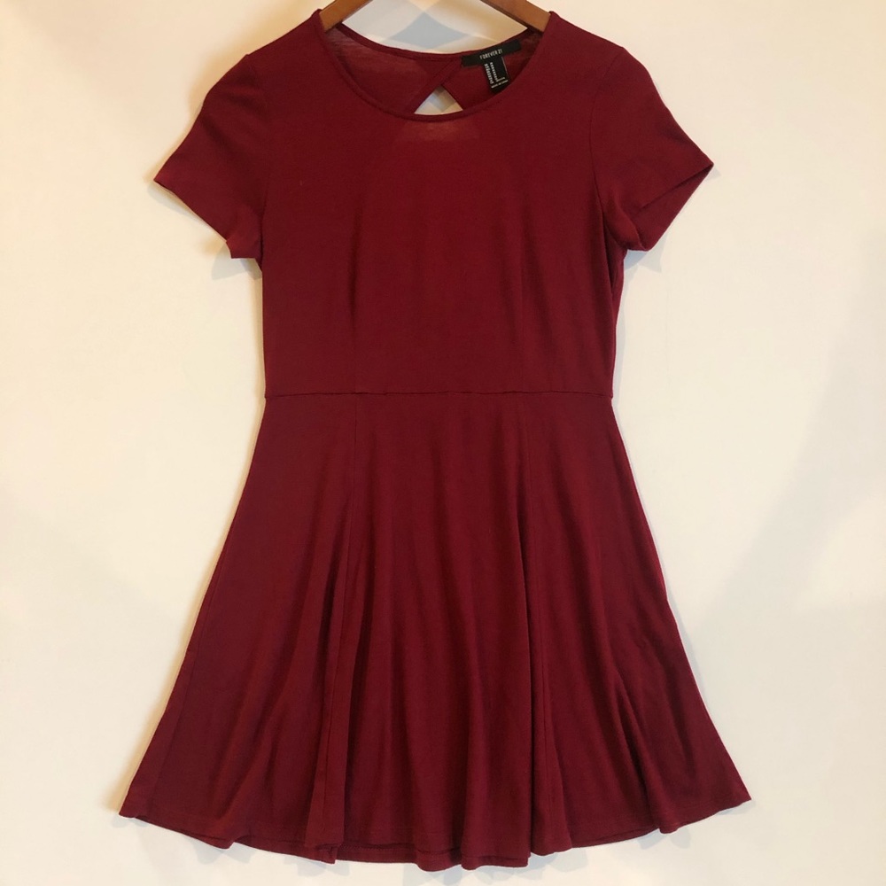 Forever 21 red skater dress